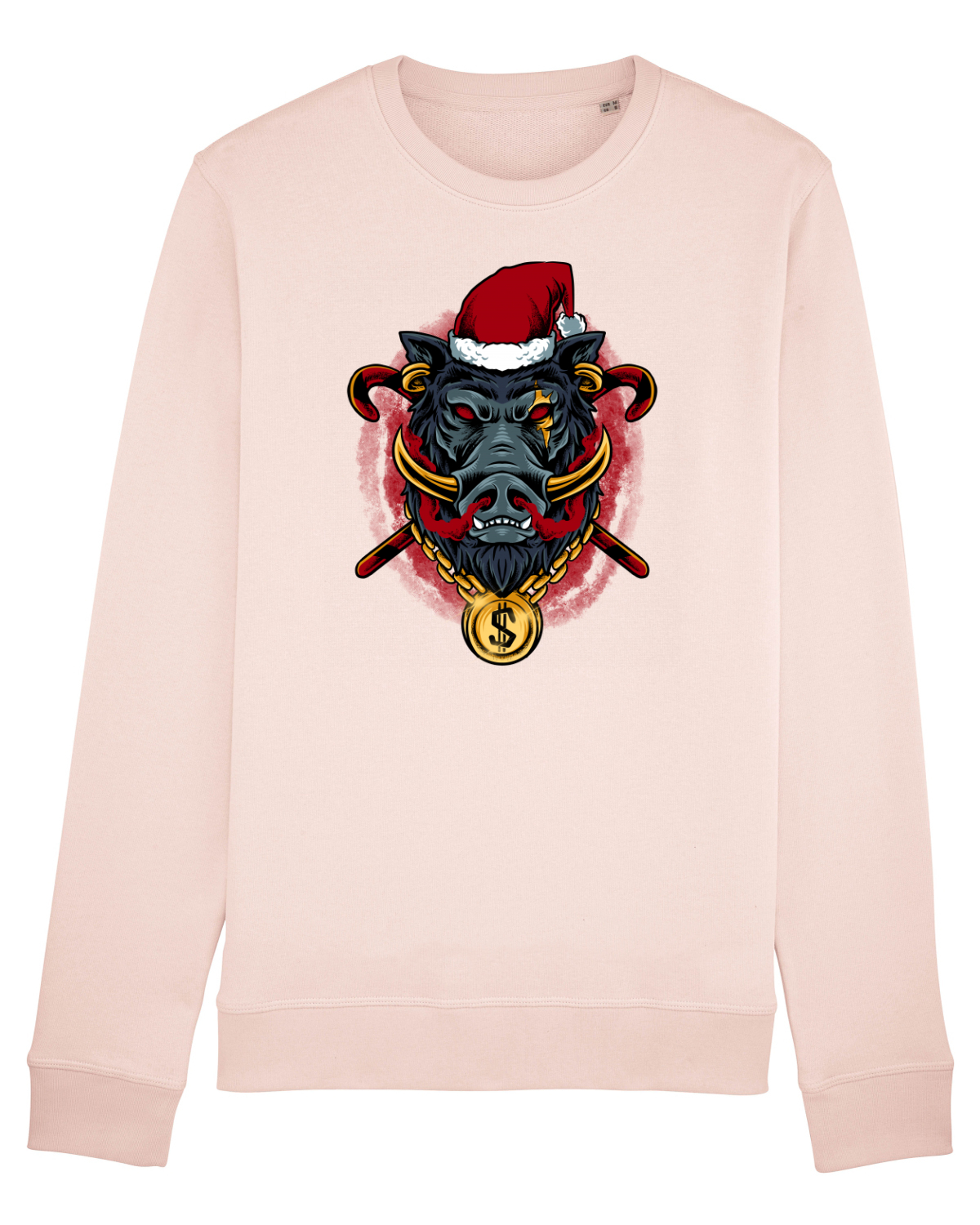 Bluză mânecă lungă Unisex Rise Candy Pink