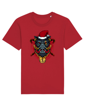 GOLDEN SANTA BOAR Red