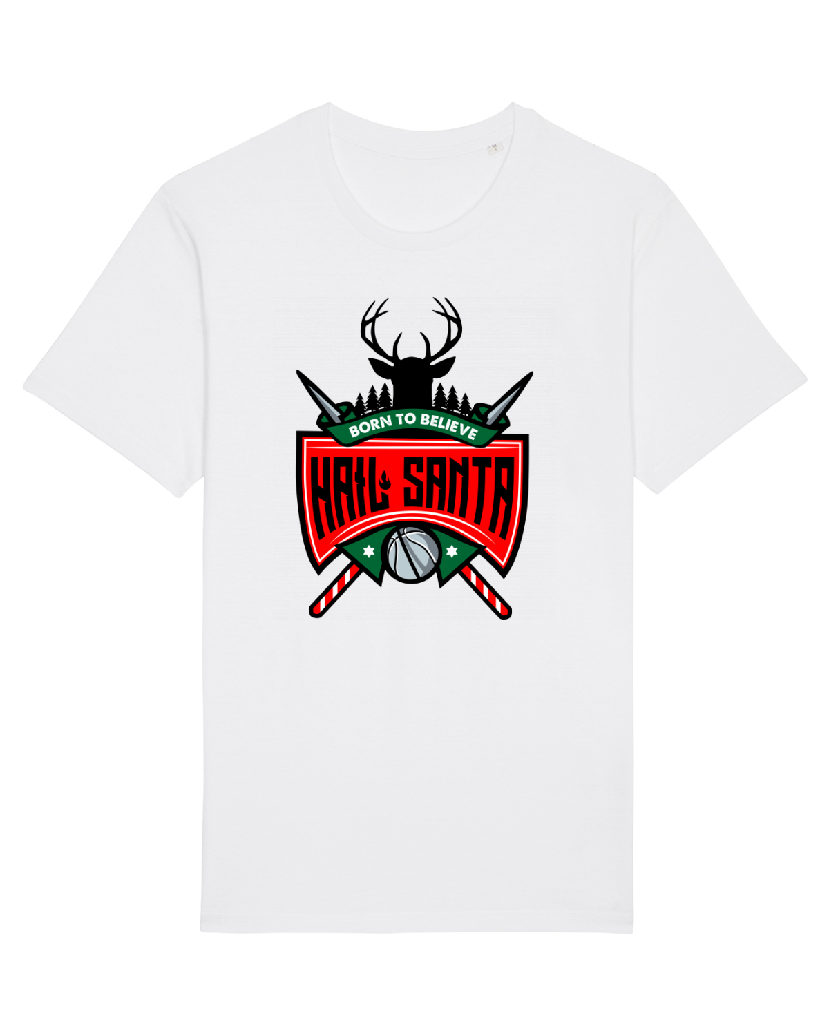 Tricou mânecă scurtă Unisex Rocker White