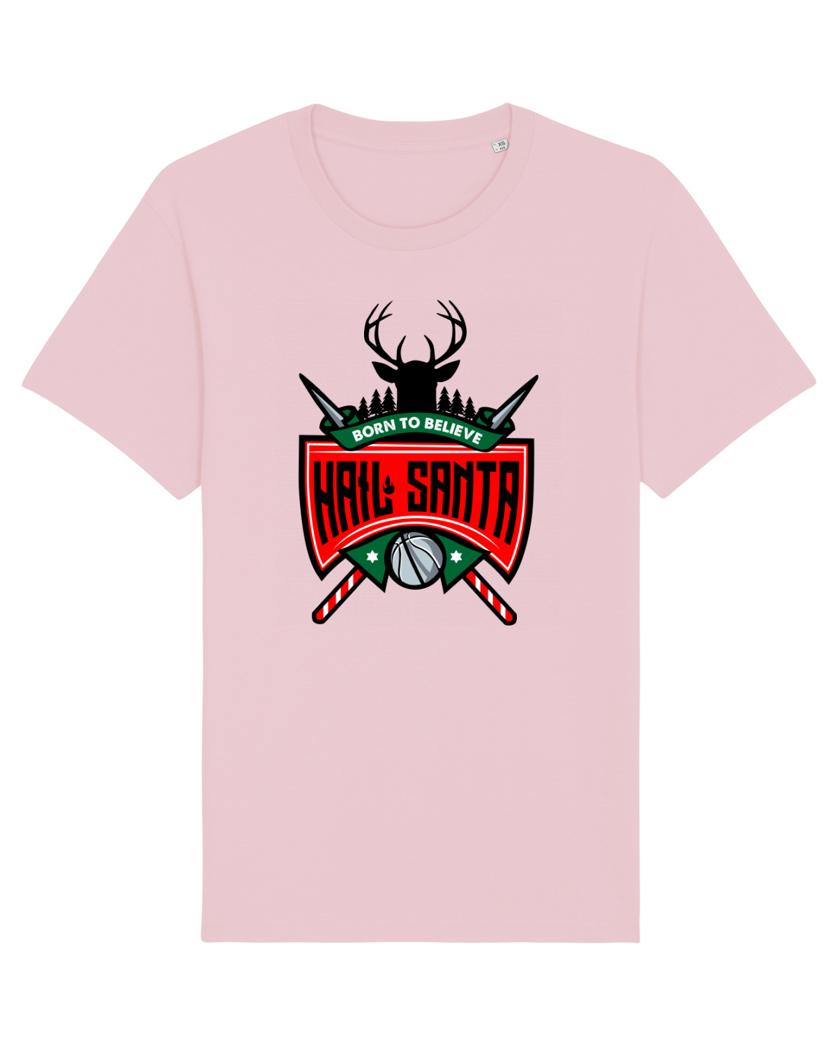 Tricou mânecă scurtă Unisex Rocker Cotton Pink