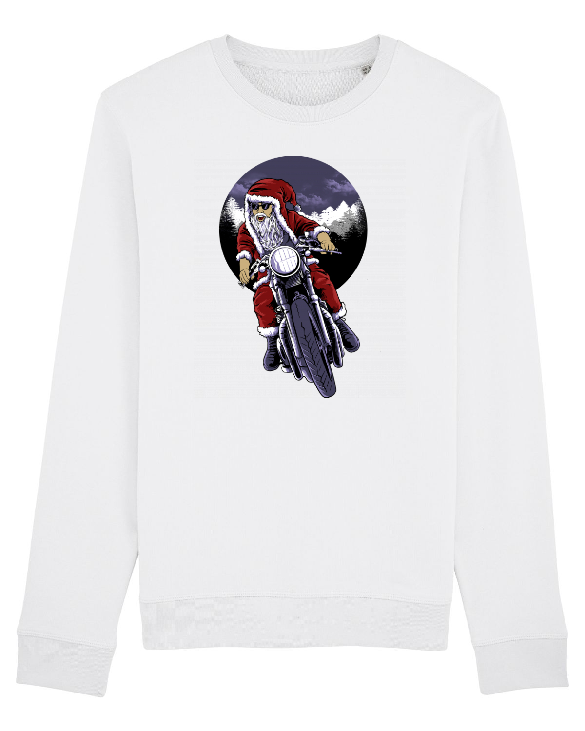 Bluză mânecă lungă Unisex Rise White