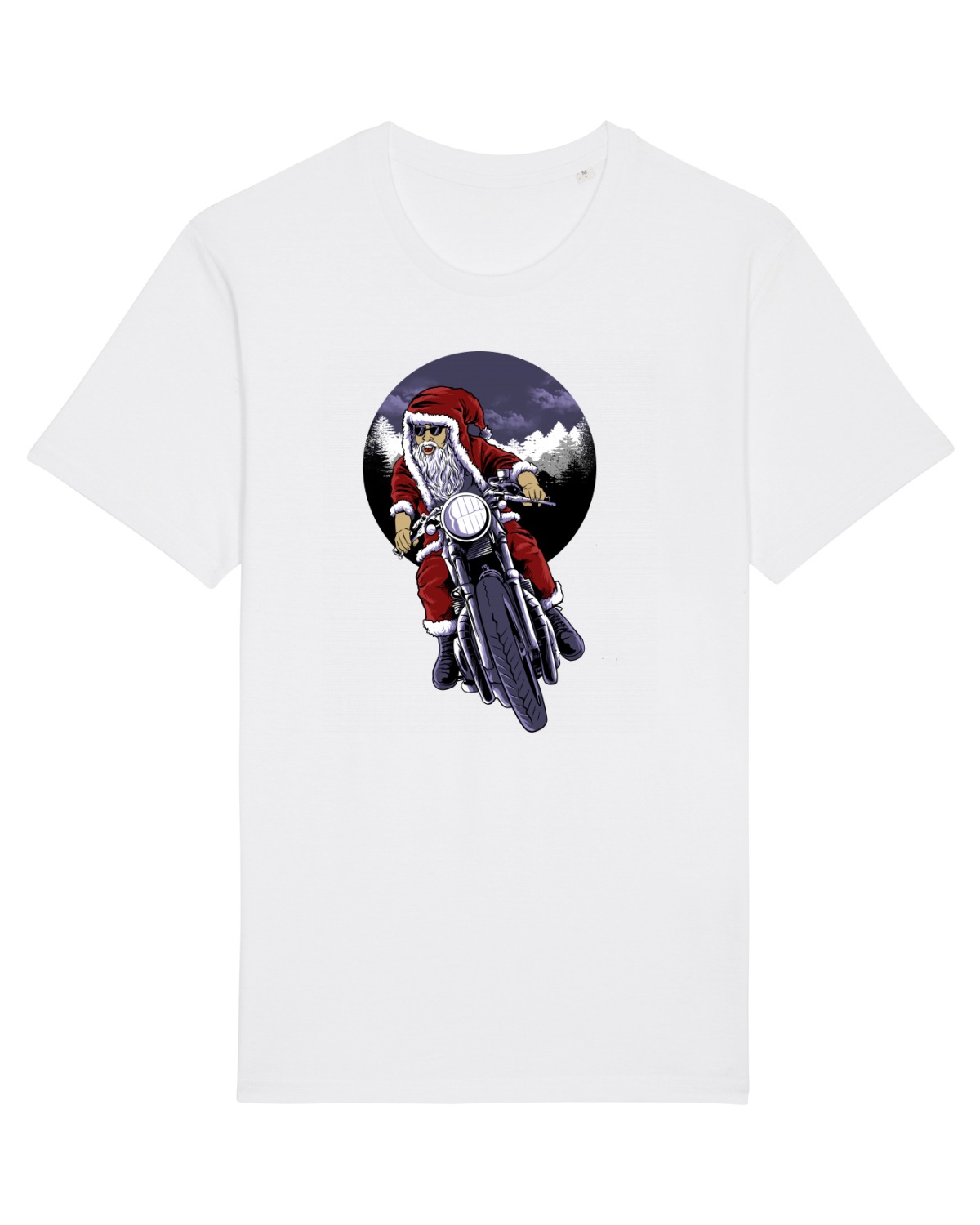 Tricou mânecă scurtă Unisex Rocker White