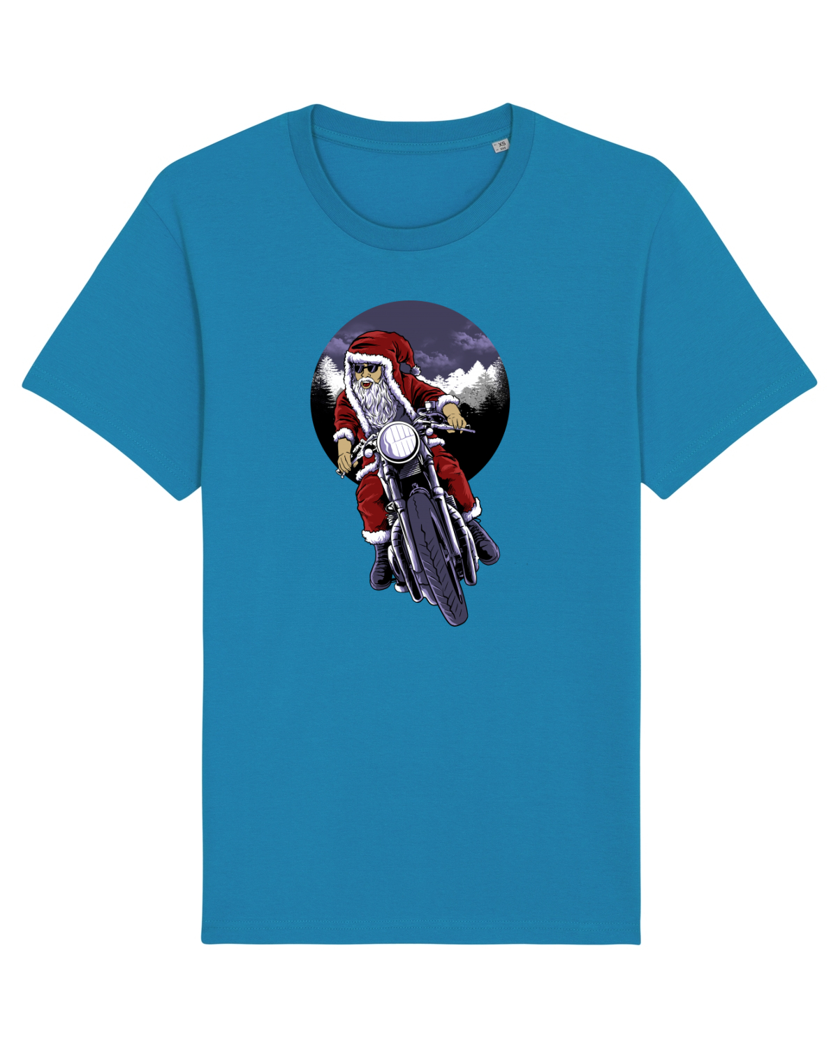 Tricou mânecă scurtă Unisex Rocker Azur