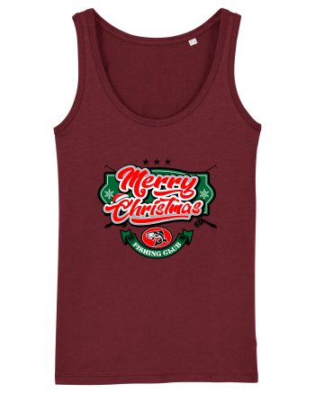 Merry christmas Fishing Club Burgundy