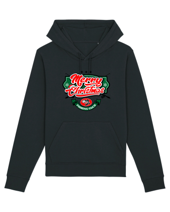 Merry christmas Fishing Club Black
