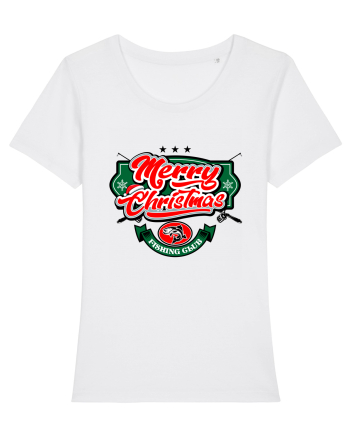 Merry christmas Fishing Club White