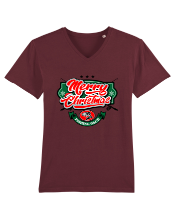Merry christmas Fishing Club Burgundy
