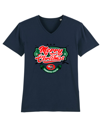 Merry christmas Fishing Club French Navy