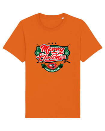 Merry christmas Fishing Club Bright Orange