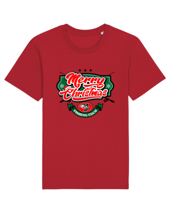 Merry christmas Fishing Club Red