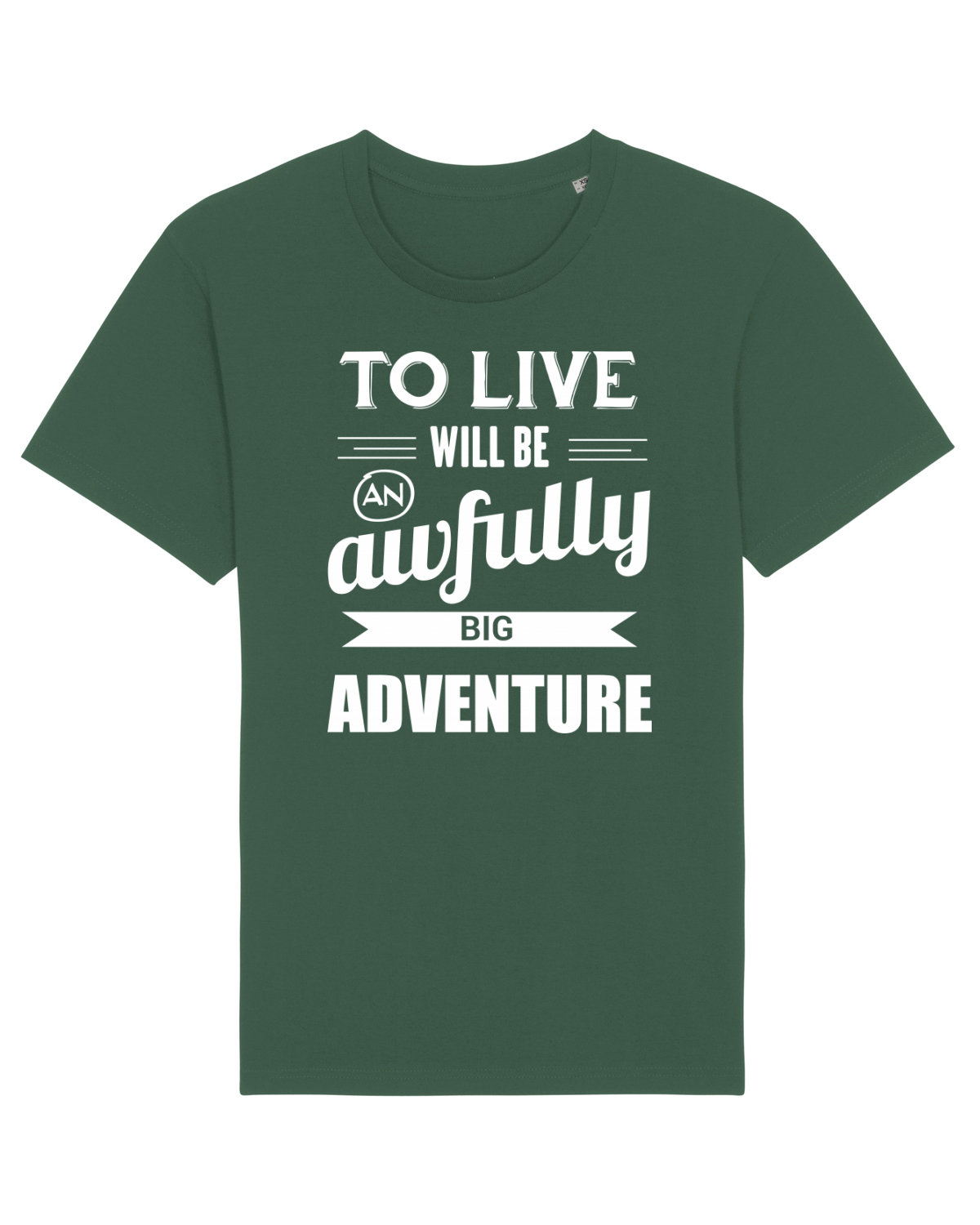 Tricou mânecă scurtă Unisex Rocker Bottle Green