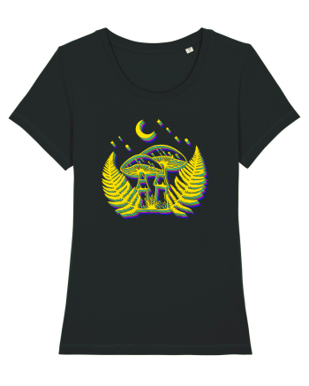 Neon mushrooms Black