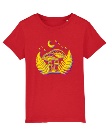 Neon mushrooms Red