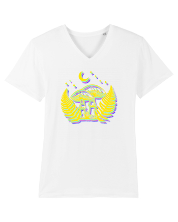 Neon mushrooms White