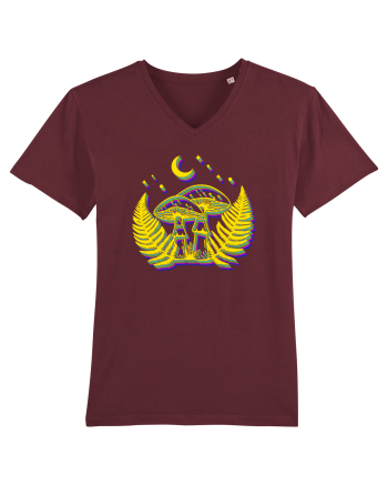 Neon mushrooms Burgundy