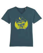 Neon mushrooms Tricou mânecă scurtă guler V Bărbat Presenter