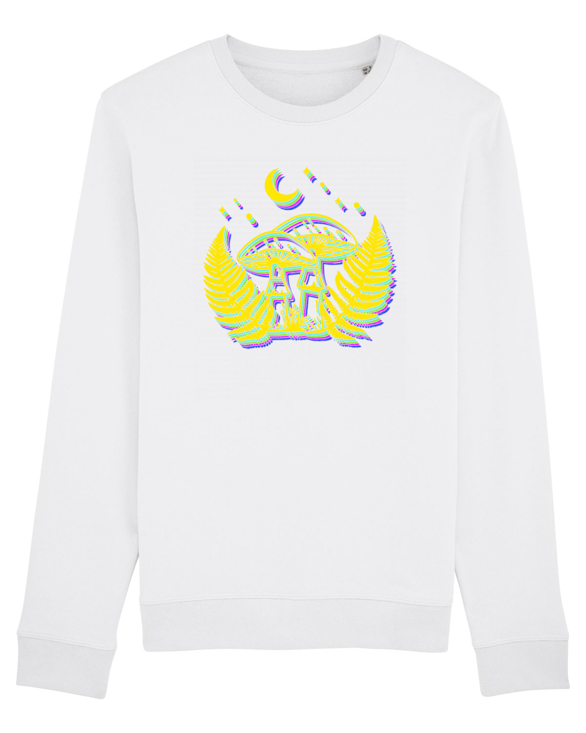 Bluză mânecă lungă Unisex Rise White