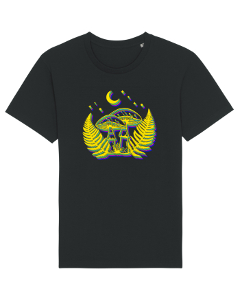 Neon mushrooms Black