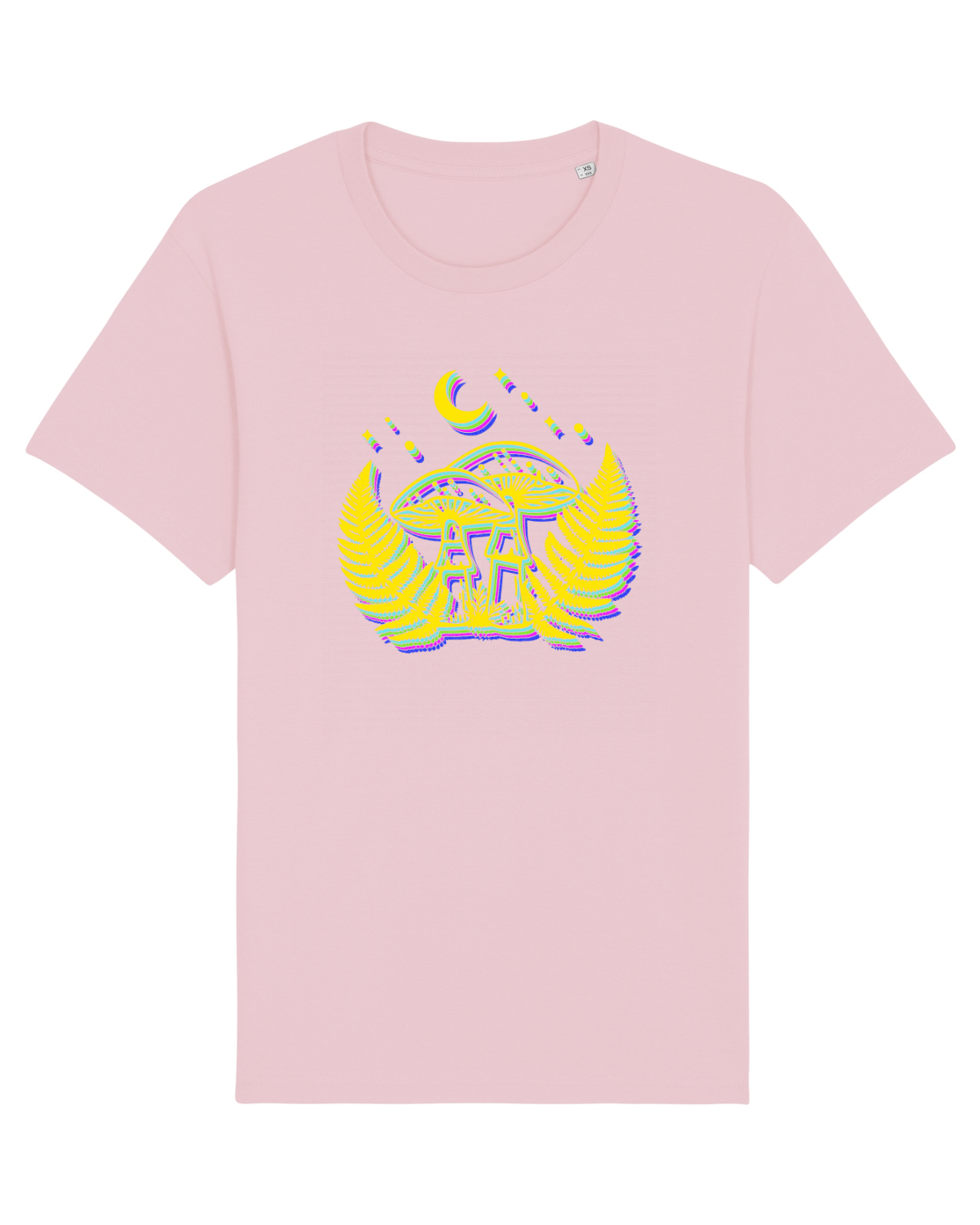 Tricou mânecă scurtă Unisex Rocker Cotton Pink