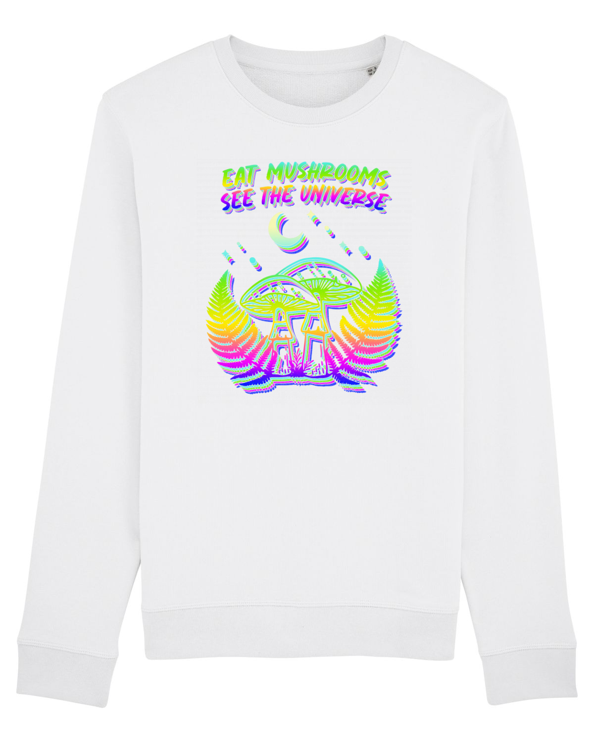 Bluză mânecă lungă Unisex Rise White