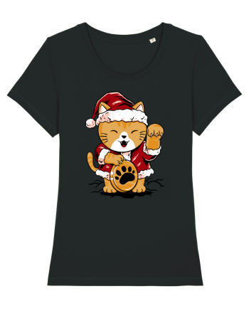 LUCKY MEOW SANTA Black
