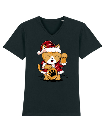LUCKY MEOW SANTA Black