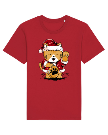 LUCKY MEOW SANTA Red