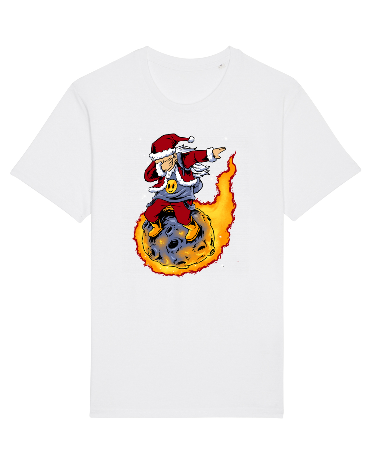 Tricou mânecă scurtă Unisex Rocker White