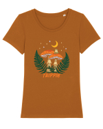 TRIPPIN' Tricou mânecă scurtă guler larg fitted Damă Expresser