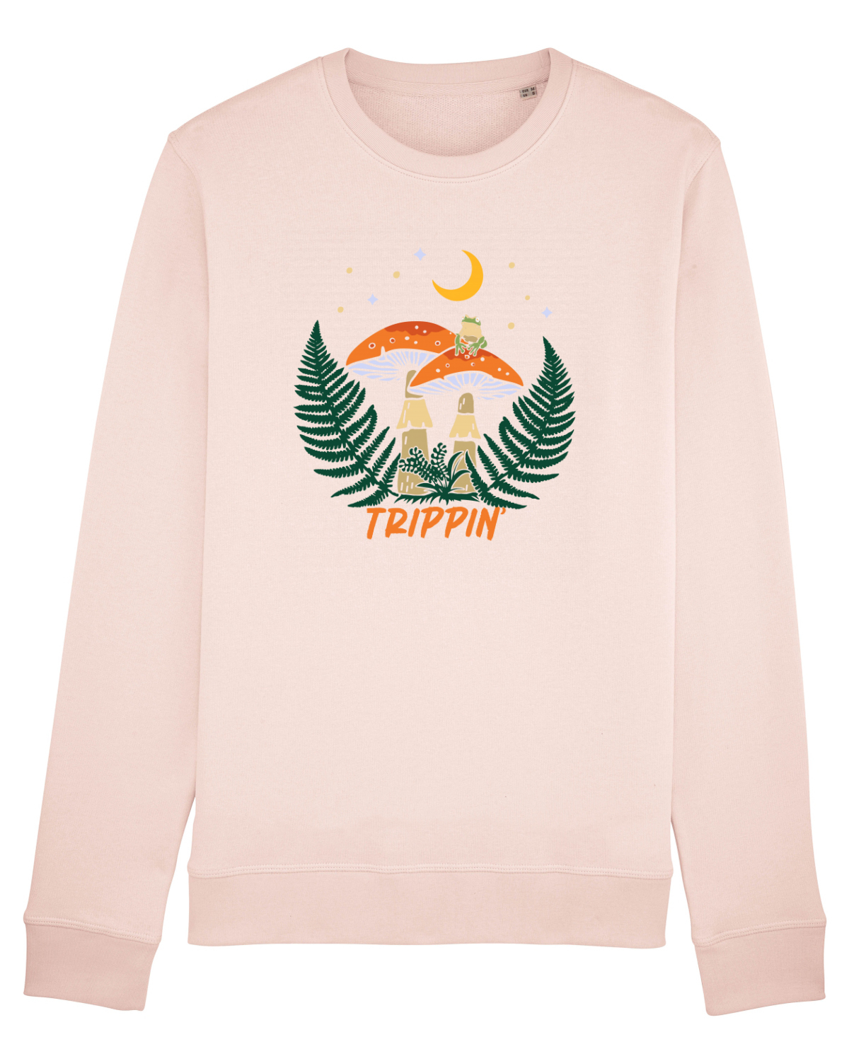 Bluză mânecă lungă Unisex Rise Candy Pink