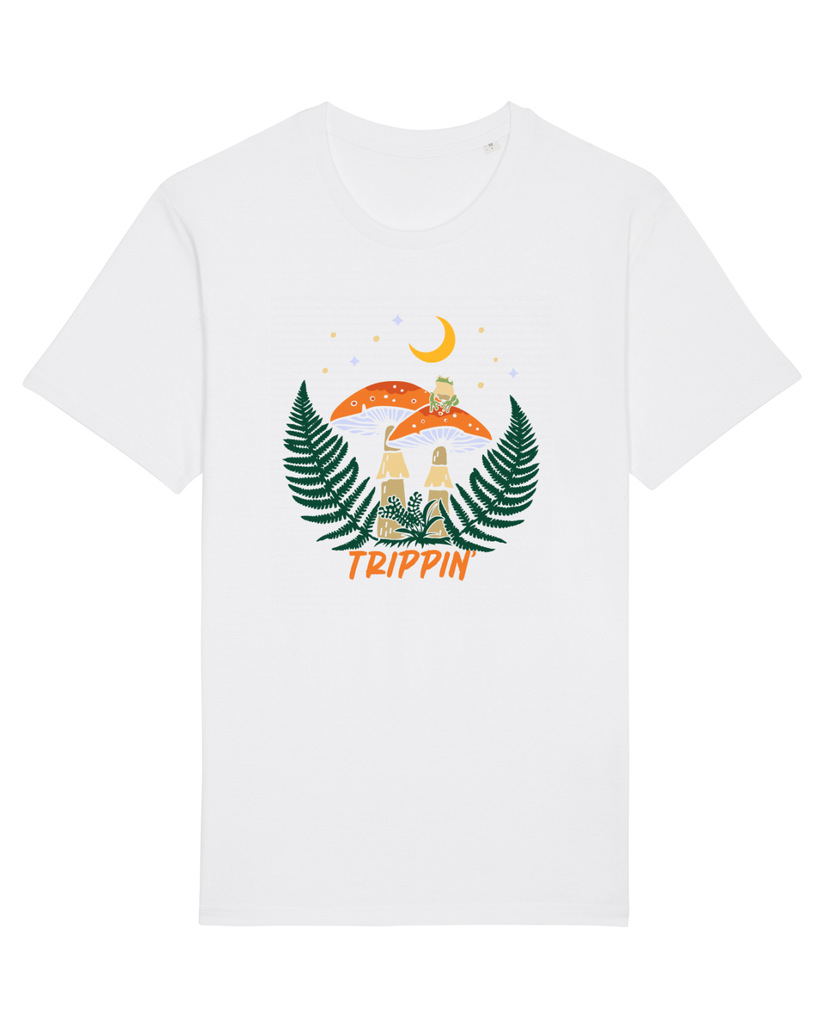 Tricou mânecă scurtă Unisex Rocker White