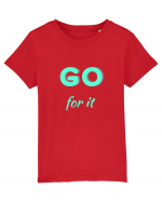 Go for it Tricou mânecă scurtă  Copii Mini Creator