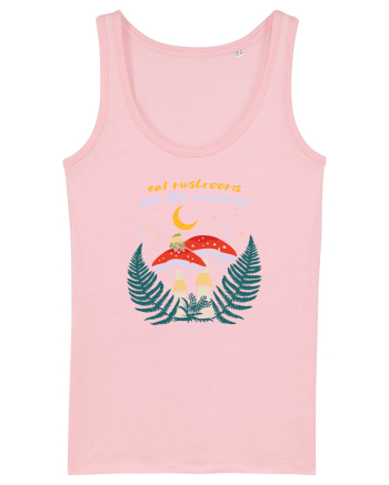 Eat mushrooms Cotton Pink