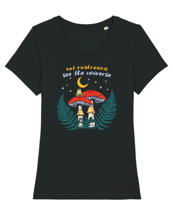 Eat mushrooms Black