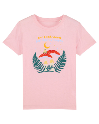 Eat mushrooms Cotton Pink