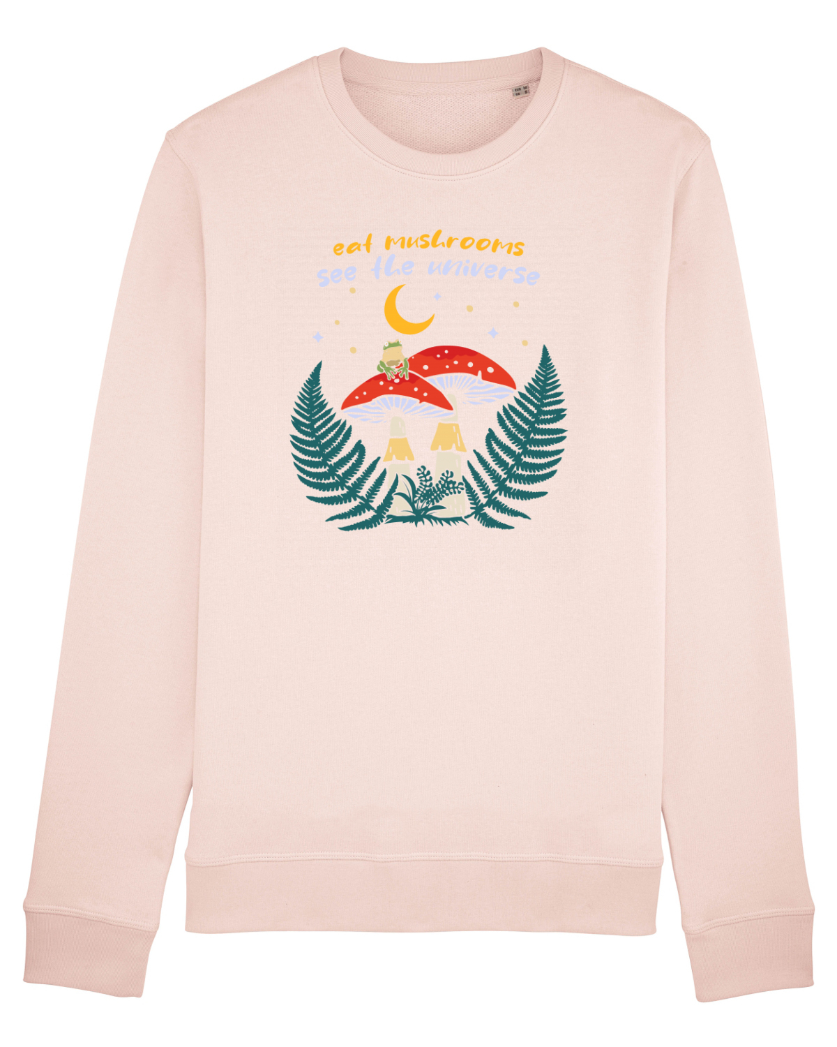 Bluză mânecă lungă Unisex Rise Candy Pink
