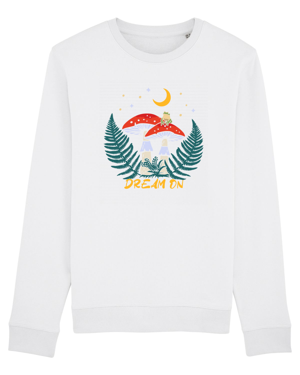 Bluză mânecă lungă Unisex Rise White