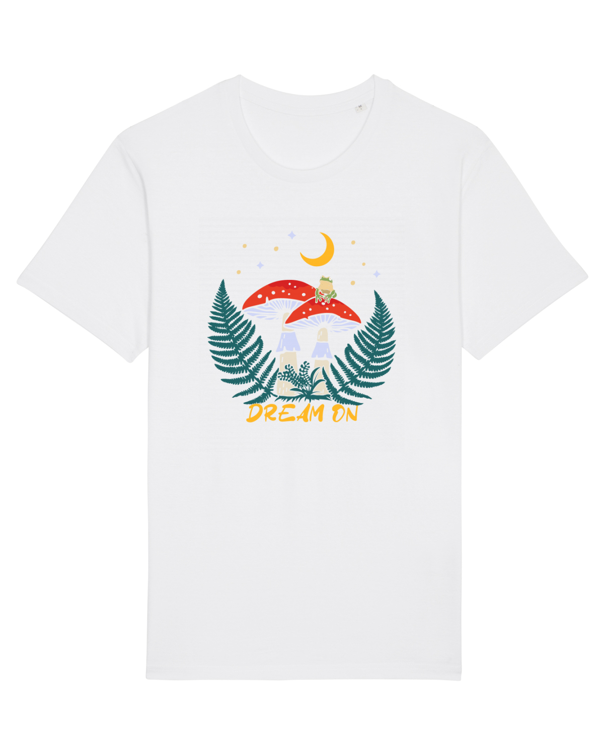 Tricou mânecă scurtă Unisex Rocker White