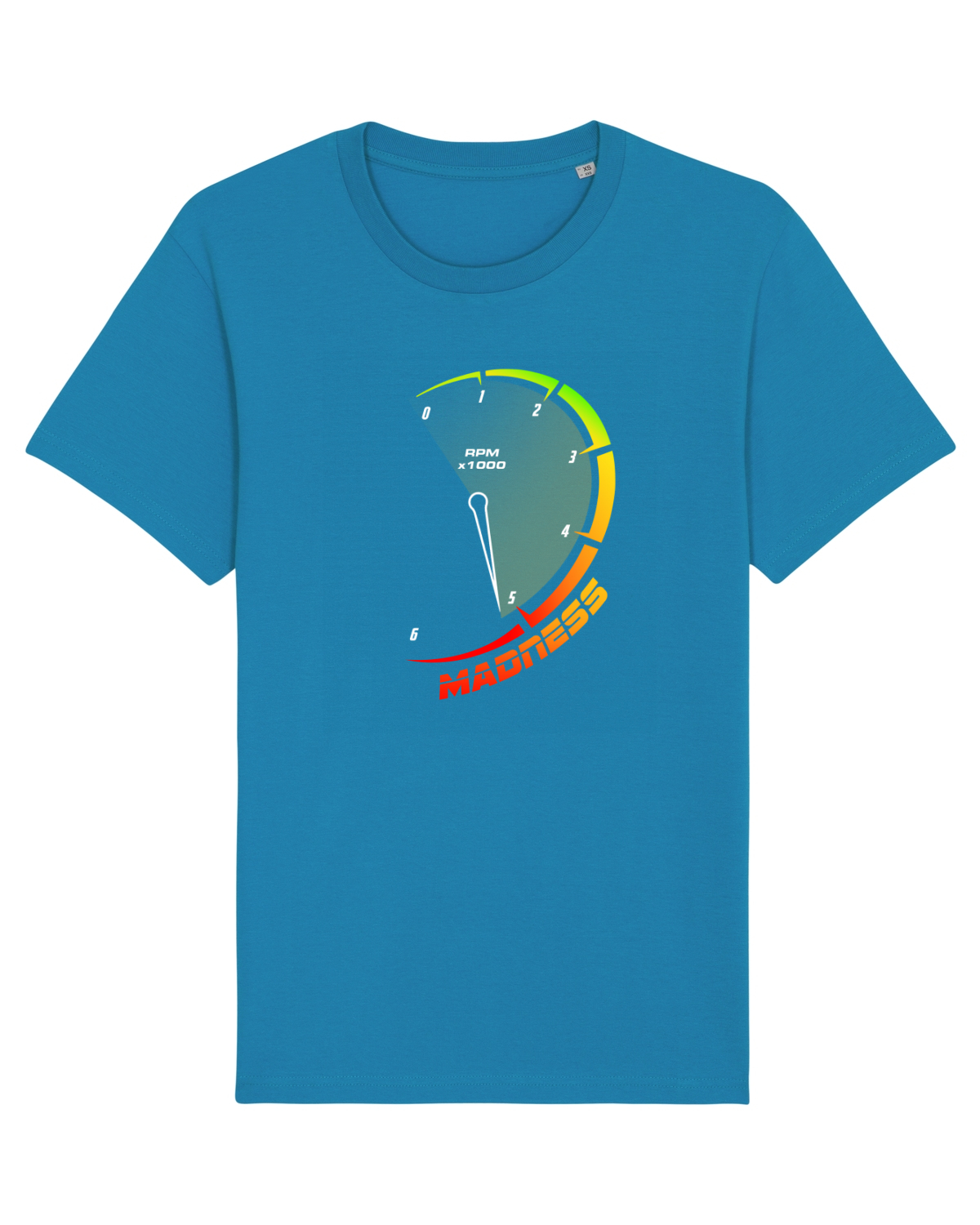 Tricou mânecă scurtă Unisex Rocker Azur