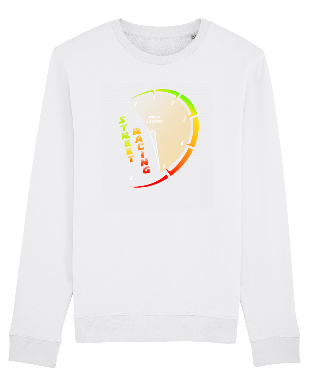 Bluză mânecă lungă Unisex Rise White