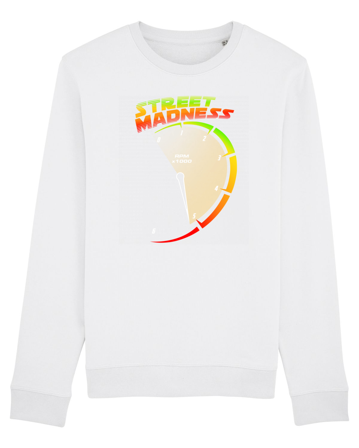 Bluză mânecă lungă Unisex Rise White