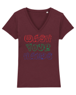 Wash your Tricou mânecă scurtă guler V Damă Evoker
