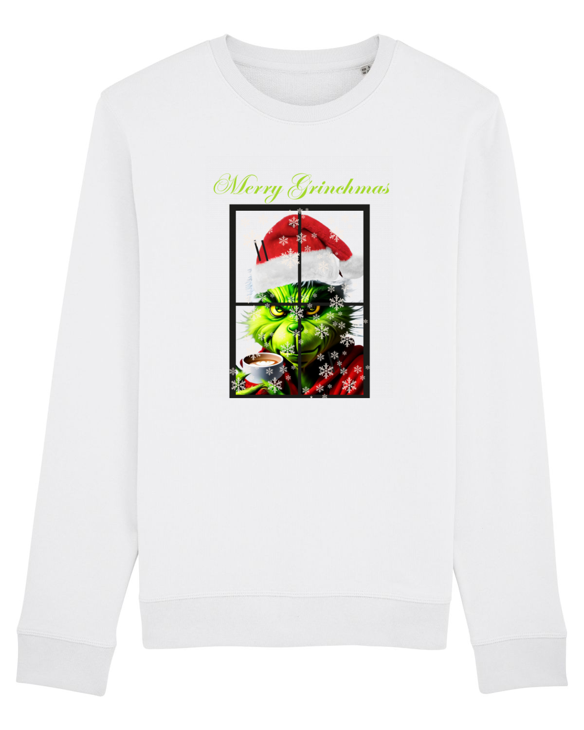 Bluză mânecă lungă Unisex Rise White