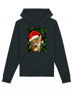 Cat in Christmas tree Hanorac Unisex Drummer