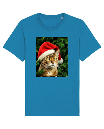 Cat in Christmas tree Azur