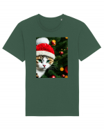 Cat in Christmas tree Tricou mânecă scurtă Unisex Rocker