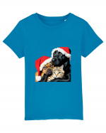 Dogs and cat in Christmas spirit Tricou mânecă scurtă  Copii Mini Creator