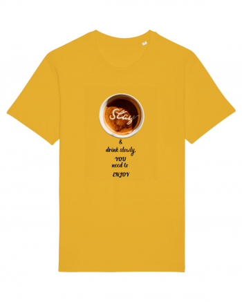 Cup of coffee. Enjoy all the simple thing in Your life.  Spectra Yellow