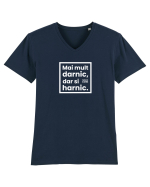Mai mult darnic, dar si harnic Tricou mânecă scurtă guler V Bărbat Presenter