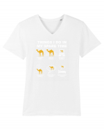 CAMEL Tricou mânecă scurtă guler V Bărbat Presenter